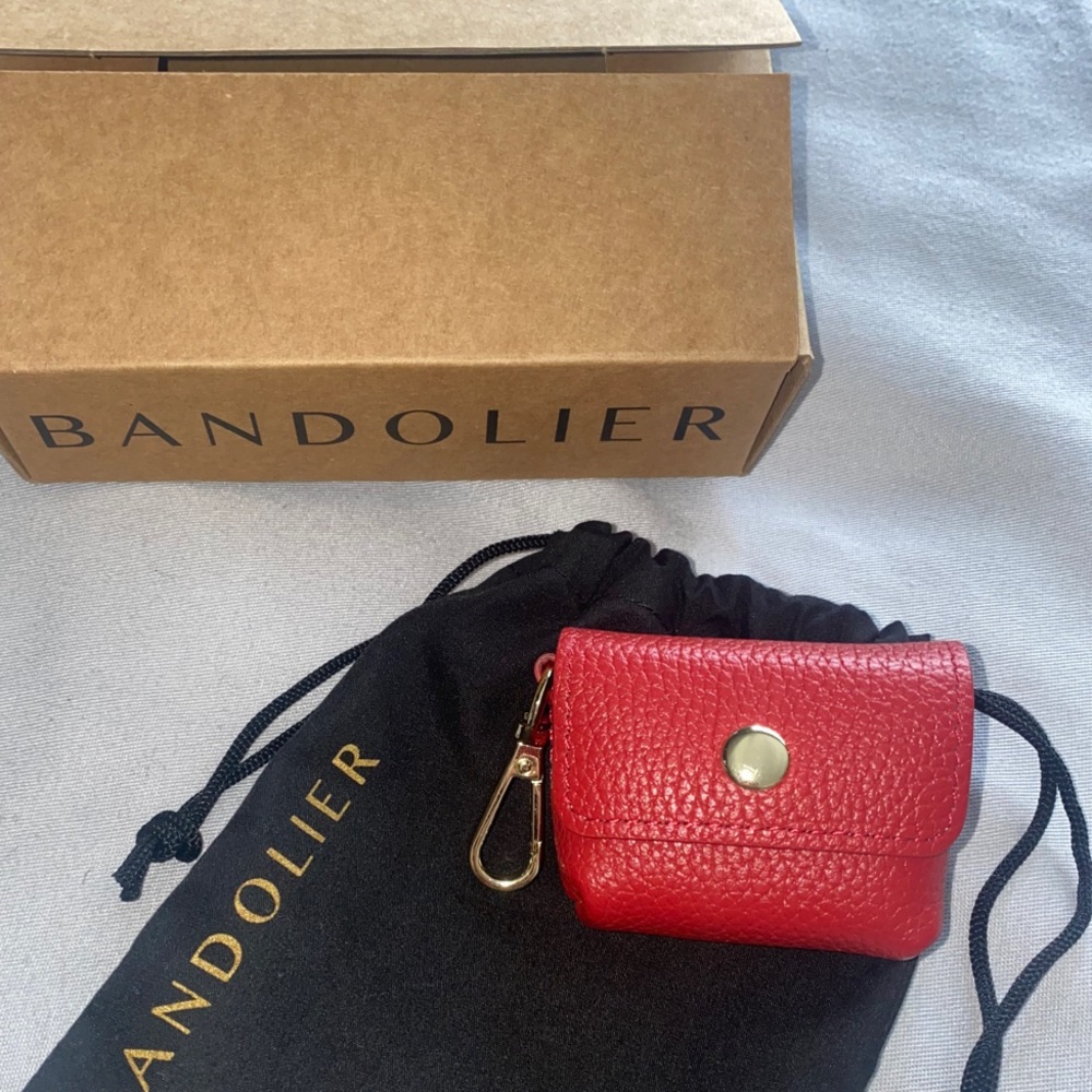 BANDOLIER AIRPODS PRO CASE - RED/GOLD